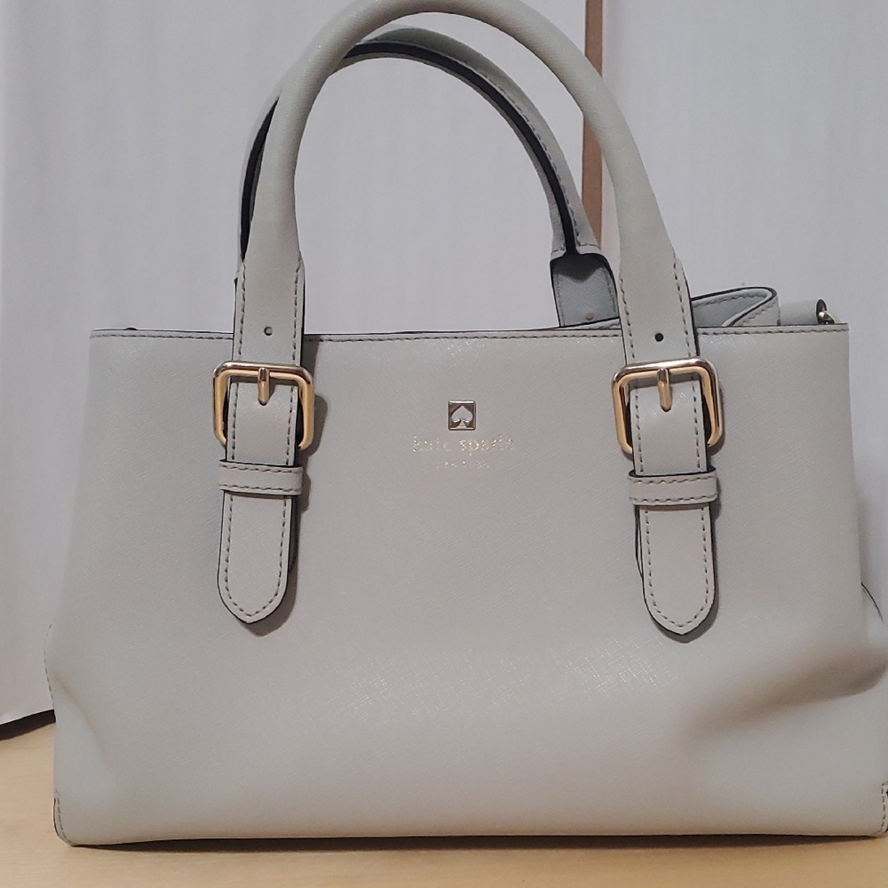 Kate Spade Light Gray Satchel